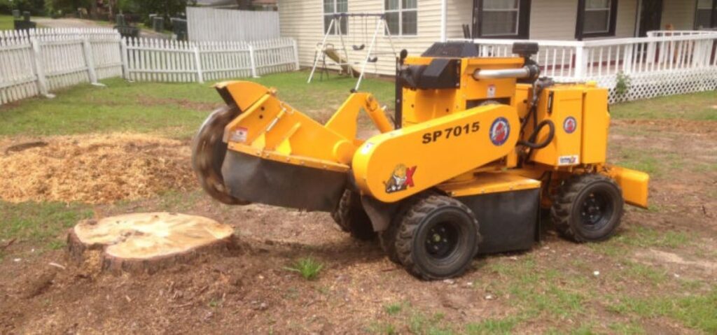 commercial stump grinding